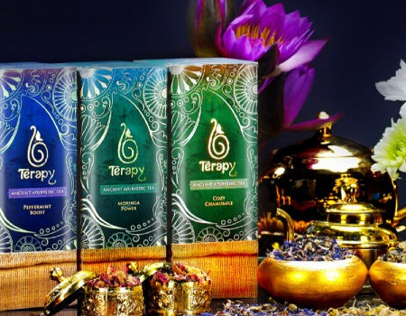 TΓ©rapy Ceylon brings together Pure Ceylon Tea and Ayurveda into a delicious cup of Tea