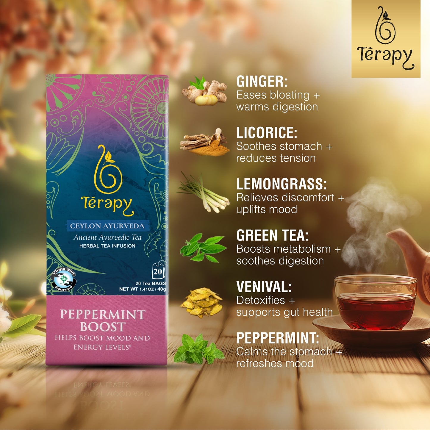 Peppermint Boost Tea
