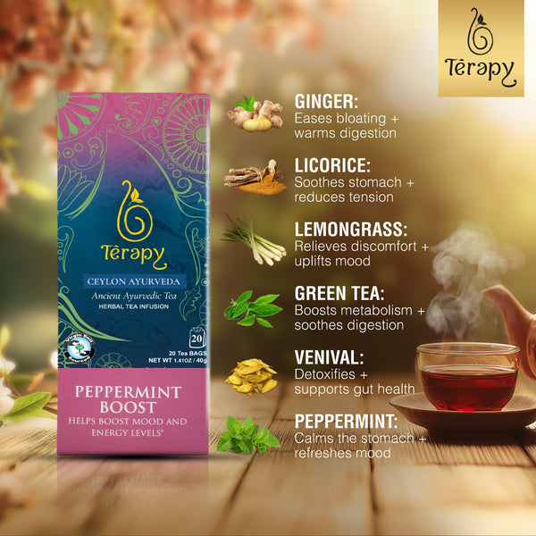 Benefit Image for Peppermint Boost Tea