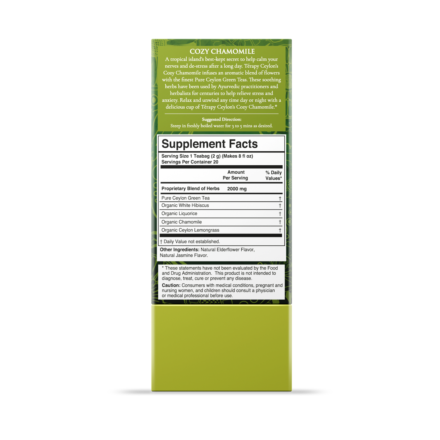 Cozy Chamomile Tea - Relaxing Herbal Blend for Stress Relief USA (8628314308929)