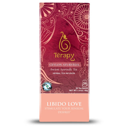 100% Natural Libido Love Tea - Ayurvedic Herbal Blend for Passion & Vitality (9635734028609)