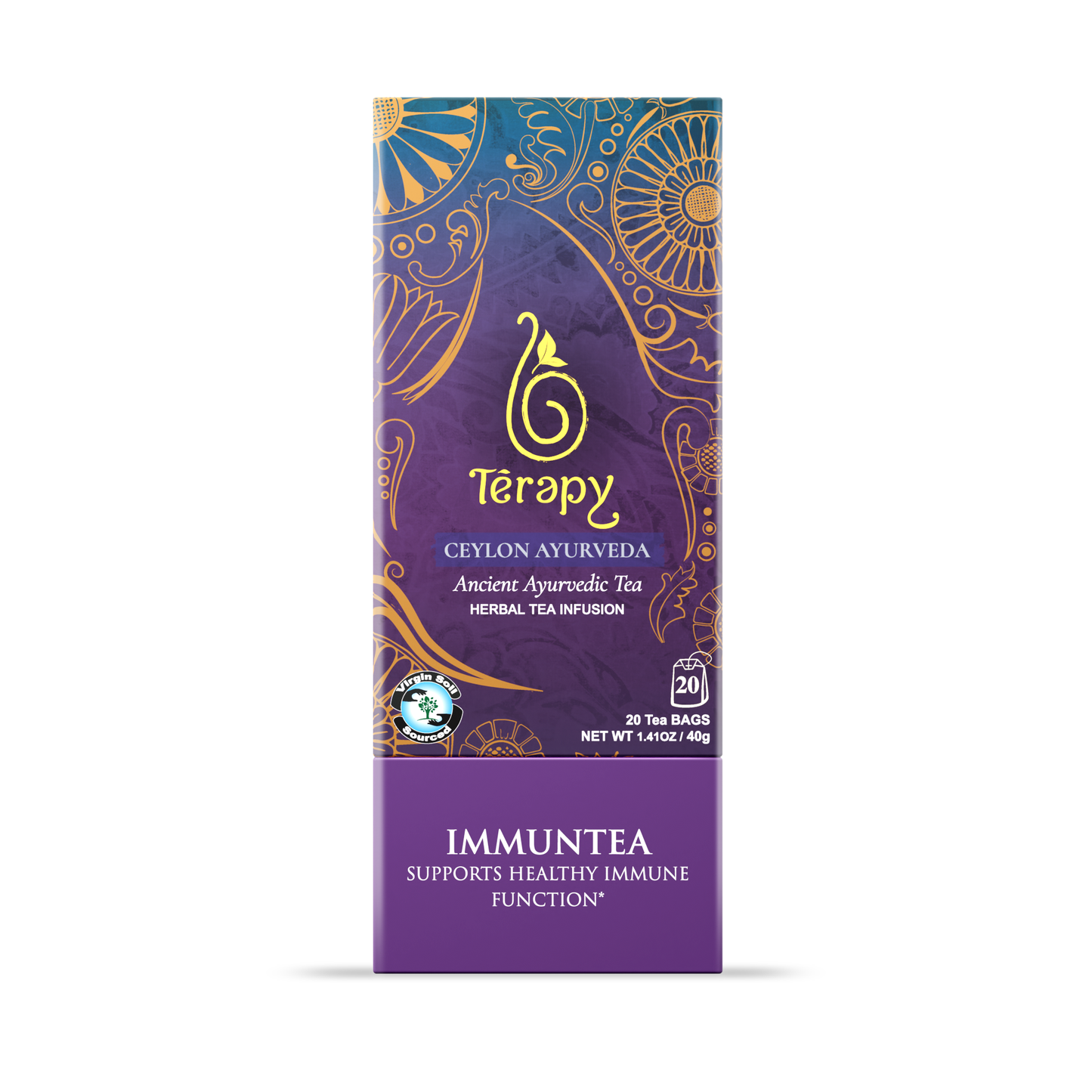 Terapy Ceylon ImmunTea - 100% Natural Ayurvedic Herbal Blend to Support Immune Health (8628314177857)